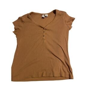 Joie brown short sleeve Y2K t-shirt medium
